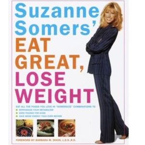 J21-BUNDLE ONLY! Suzanne Somers' Eat Great, Lose Weight Softcover 1996 Book